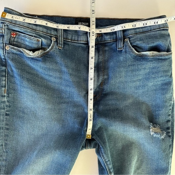 Hudson Blair High Rise Super Skinny Crop Ankle Jeans Size 31 - Picture 10 of 15